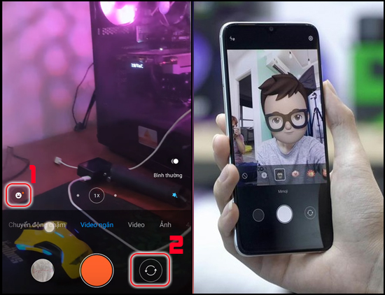 T&iacute;ch hợp Mimoji v&agrave;o Camera